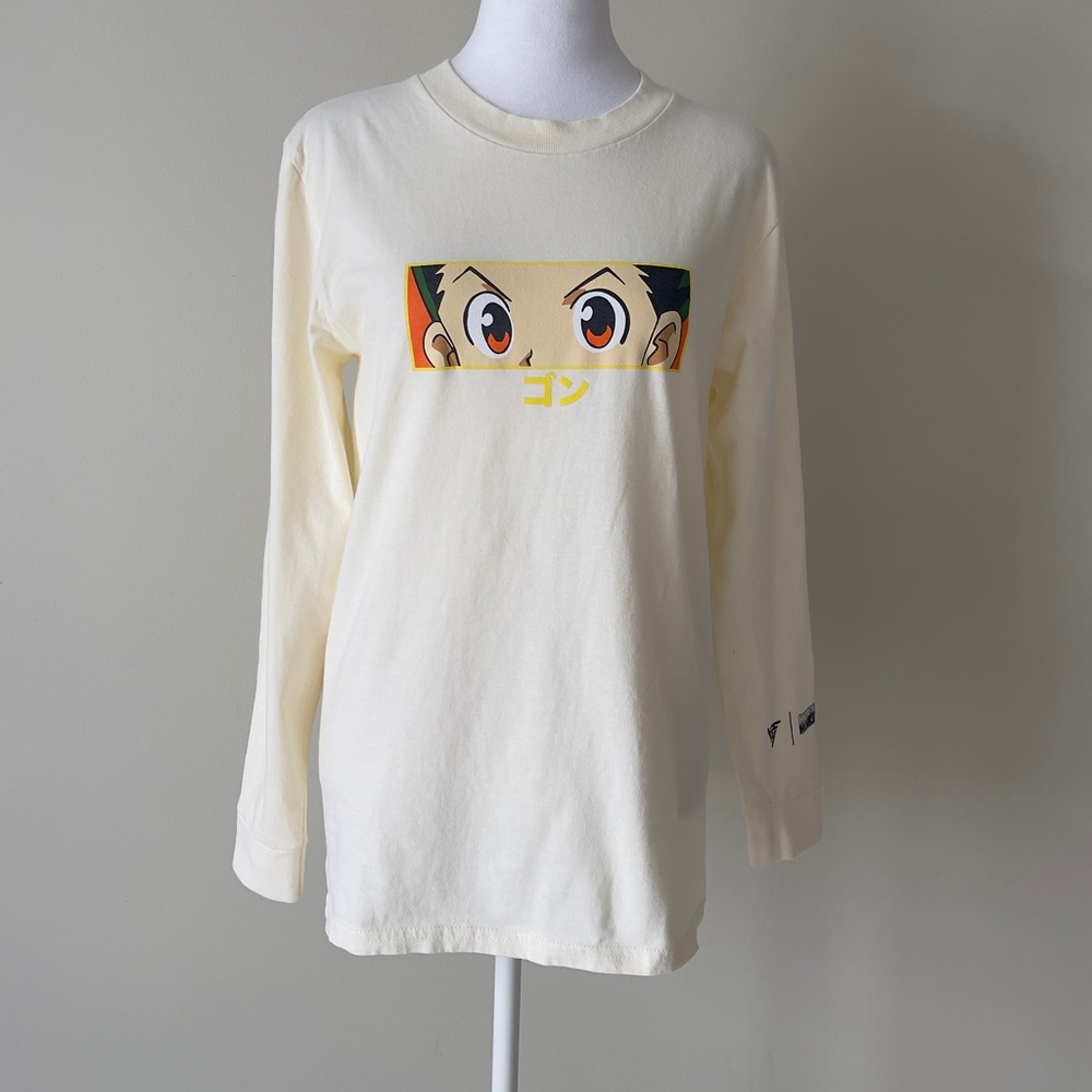 Hypland x Hunter x Hunter Gon Eye Cream long sleeve Crewneck T-shirt EUC Size S